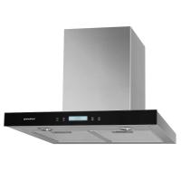 Вытяжка купольная Prima plus 60 (600х500хh400(780)) (Материал Металл/Стекло , Цвет Металлик/Черный) в Гурзуф от производителя 