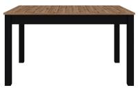 Стол обеденный Loft STO (мдф, лдсп-дуб вотан, черный (Black Red White (БРВ)) ) в Гурзуф от производителя в интернет магазине Планета Комфорта Стол обеденный Loft STO (мдф, лдсп-дуб вотан, черный (Black Red White (БРВ)) ) в Гурзуф от производителя