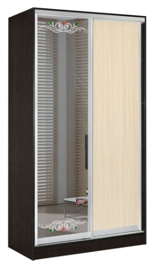 Фото Шкаф-купе Оскар 1.7 (1,2х0,6х2,4 - 2 двери) от производителя Мебель Маркет в Гурзуф по цене 42 940 ₽