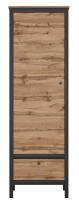 Шкаф Loft REG1D1S в интернет магазине Планета Комфорта Фото gostinaya-loft-loft шкаф loft reg1d1s производитель Black Red White (БРВ)