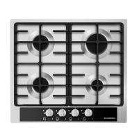 Варочная поверхность газовая 4-х комф. MGHS 64 72 (590х520) (Материал Металл/Стекло , Цвет Маталлик/Черный) в Гурзуф от производителя 