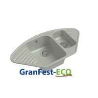 Мойка Granfest eco-14 (ГР 930х500хh200) без сифона  (Цвет мойки черный) в Гурзуф от производителя в интернет магазине Планета Комфорта Мойка Granfest eco-14 (ГР 930х500хh200) без сифона  (Цвет мойки черный) в Гурзуф от производителя