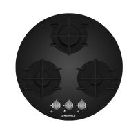 Варочная поверхность газовая 3-х комф. MGHG 53 19 (520х520) (Материал Стеклокерамика , Цвет Черный) в Гурзуф от производителя 
