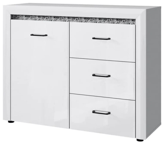 Фото Тумба 1D3S ВайтБлек (WhitBlack) от производителя Анрэкс в Гурзуф по цене 22 950 ₽