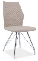 Стул Signal H604 ( Обивка стула:экокожа , хром, бежевый (Signal) ) в Гурзуф от производителя 