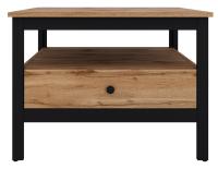 Стол журнальный Loft LAW (мдф, лдсп-дуб вотан,  черный (Black Red White (БРВ)) ) в Гурзуф от производителя 