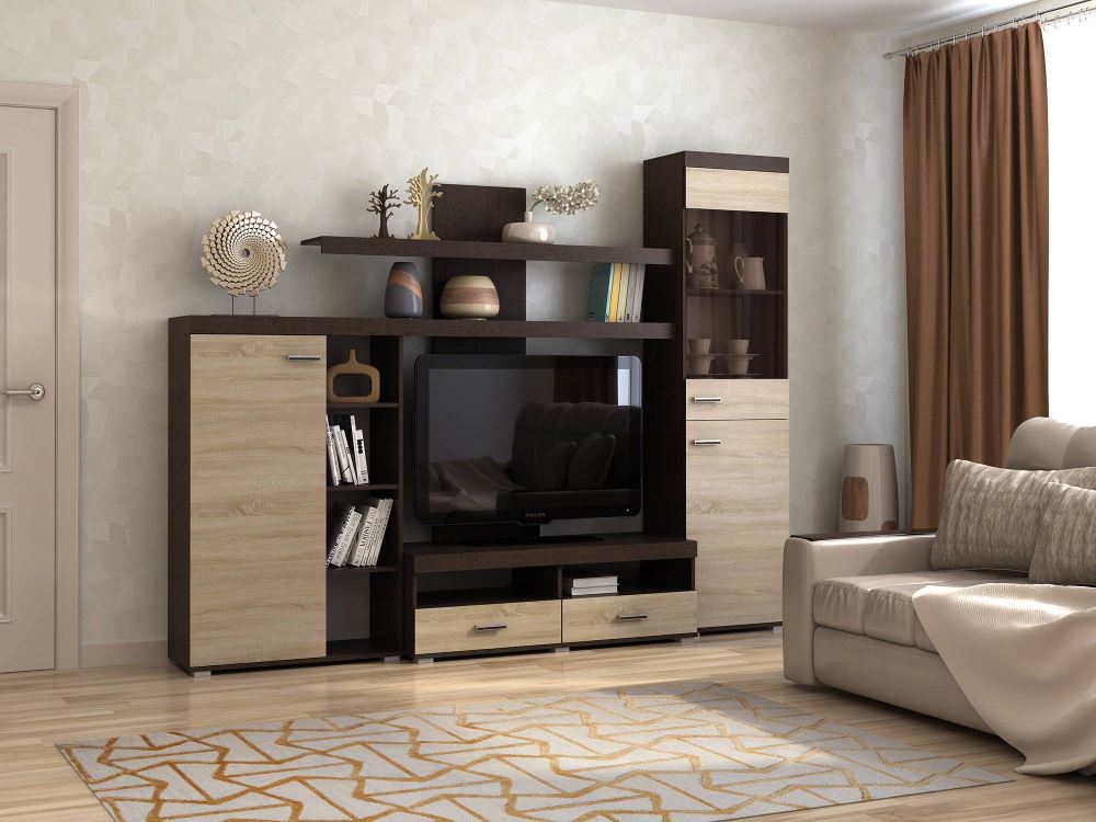 Фото Стенка Мистраль в Гурзуф по цене 17 270 ₽ от производителя ПАМИР, код товара 2000001534007, 2000001534014 шт Фото Стенка Мистраль от производителя ПАМИР в Гурзуф по цене 17 270 ₽