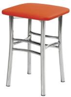 Табурет Квадрат хром ( Обивка стула:кожзам , хром, в ассортименте (Мир стульев) ) в Гурзуф от производителя 