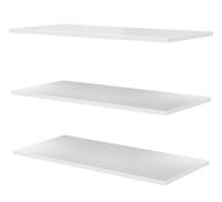 Комплект полок Грация (ЛДСП) на шкаф с витриной 2 дв. (белый  (Браво-мебель) ) в Гурзуф от производителя 