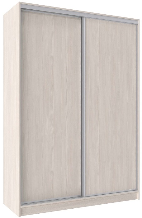 Шкаф-купе 1600 Домашний (2 двери) (Материал дверей:лдсп, цвет дверей:бодега светлый, цвет каркаса:бодега светлый (Глазов) )