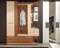 Прихожая Орфей (Цвет корпуса:ясень шимо темный-ясень шимо светлый, цвет фасада:ясень шимо темный-ясень шимо светлый, цвет обивки:молочный (Мебель Маркет) ) в Гурзуф от производителя 