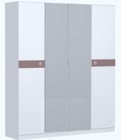 Шкаф для одежды Саманта СМ11А (дуб седан, дуб седан-кремовый,(Заречье)) в Гурзуф от производителя 