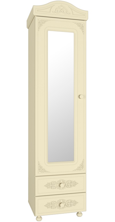 Фото Шкаф-пенал Ассоль плюс АС-1 с зеркалом от производителя Компасс в Гурзуф по цене 28 310 ₽