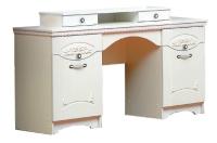 Стол туалетный Ольга-10  (лдсп, лдсп-белый,  белый, жемчужный ясень (Фант-мебель) ) в Гурзуф от производителя 