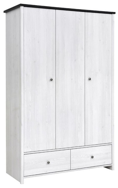 Фото Шкаф Порто SZF3D2S (129) трехдверный от производителя Black Red White (БРВ) в Гурзуф по цене 30 340 ₽