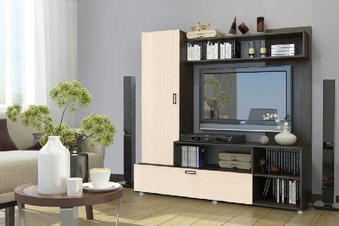 Стенка Аллегро вар.№8 (венге linum, дуб белфорд,(Диал)) Стенка Аллегро вар.№8 (венге linum, дуб белфорд,(Диал))