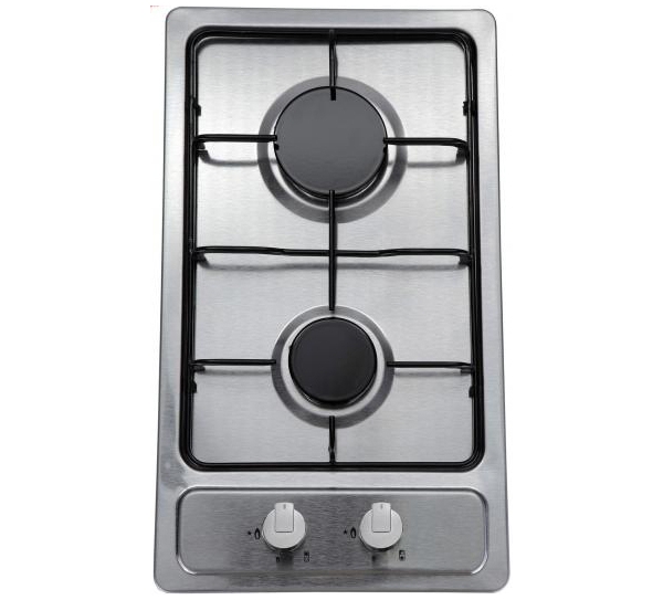 Фото Варочная поверхность газовая 2-х конф. VENTOLUX HG320 EES INOX 2 (600х520хh43) от производителя  в Гурзуф по цене 9 050 ₽