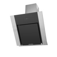 Вытяжка наклонная Modern 80 (796х480хh845(1125)) (Материал Металл/Стекло , Цвет Металлик/Черный) в Гурзуф от производителя 