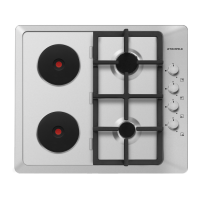 Варочная поверхность комбинированная 4-х комф. MEHS 64 98 (590х520) (Материал Металл , Цвет Металлик) в Гурзуф от производителя 