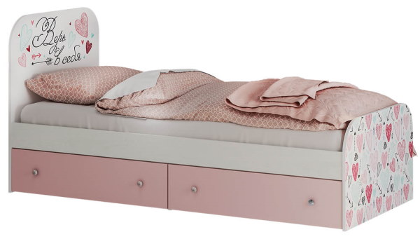 Фото Кровать детская Малибу КР-10 Light (СМ 80х186) с ящиками от производителя БТС  в Гурзуф по цене 12 740 ₽