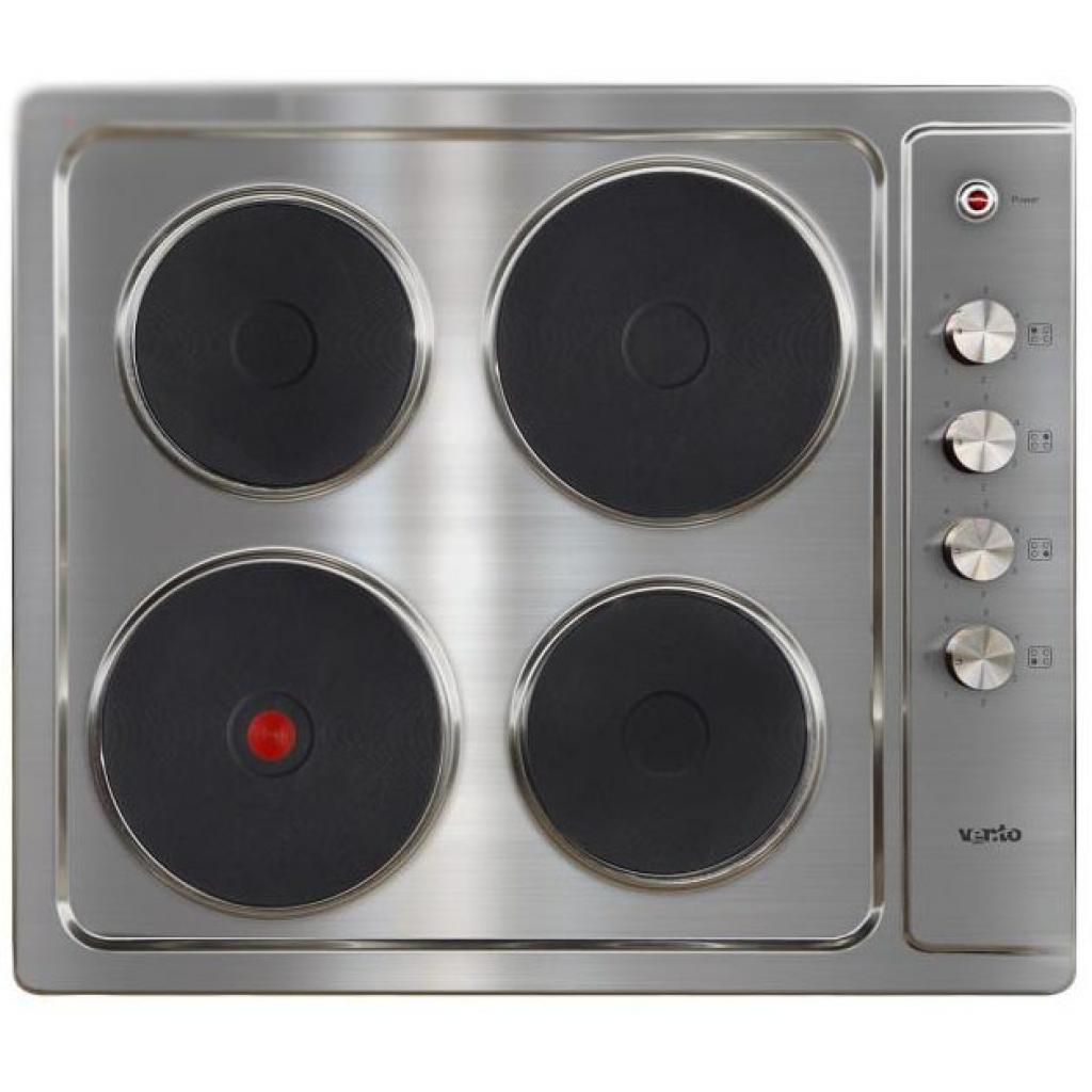 Фото Варочная поверхность электрическая 4-х конф. VENTOLUX HE604 (INOX) 1 (590х510хh30) от производителя  в Гурзуф по цене 7 870 ₽