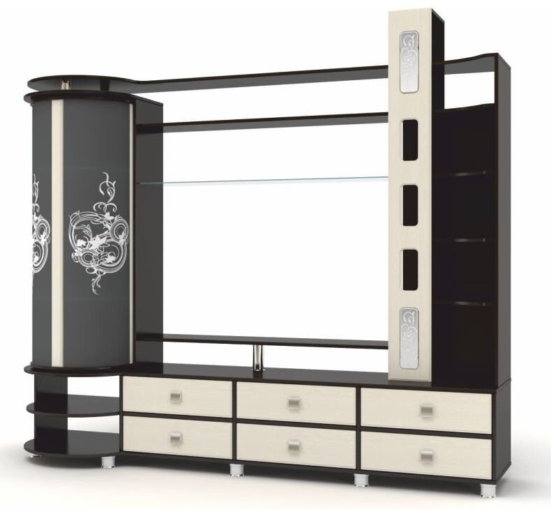 Фото Мини-стенка ТВ Палермо от производителя Браво-мебель в Гурзуф по цене 34 190 ₽