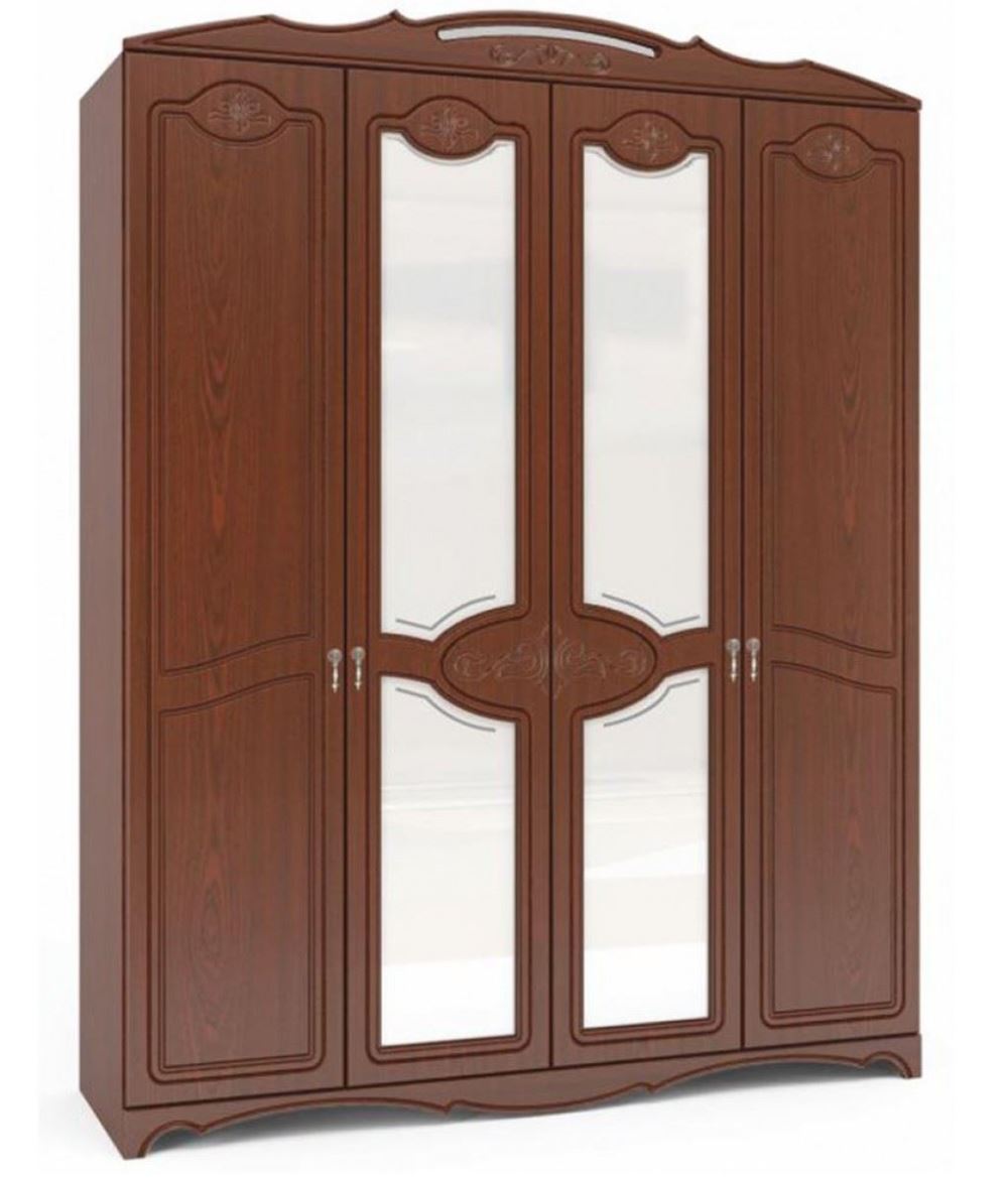 Фото Шкаф Лотос ШР-4 (178) четырехдверный от производителя Браво-мебель в Гурзуф по цене 35 360 ₽