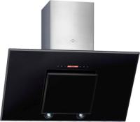 Вытяжка наклонная Abelia 190 (900х400хh857(1332)) (Материал Металл/Стекло , Цвет Металлик/Черный) в Гурзуф от производителя 