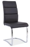 Стул Signal H456 ( Обивка стула:экокожа , хром, черный (Signal) ) в Гурзуф от производителя 