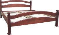 Кровать односпальная №6 (бук) (СМ 90х200) основание ламелии ( 90х200 , дерево , орех , без подъемного мех. , без ящиков , без матраса (Алина мебель) ) в Гурзуф от производителя в интернет магазине Планета Комфорта Кровать односпальная №6 (бук) (СМ 90х200) основание ламелии ( 90х200 , дерево , орех , без подъемного мех. , без ящиков , без матраса (Алина мебель) ) в Гурзуф от производителя