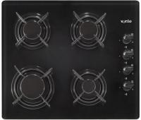 Варочная поверхность газовая 4-х конф. VENTOLUX HG640 - A1 GEE (580х500хh30)  (Материал корпуса Закалёное стекло , Цвет Черный) в Гурзуф от производителя 