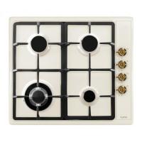 Варочная поверхность газовая 4-х конф. VENTOLUX HG640 L1 CEST (580х500хh43) (Корпус Эмаль , Цвет Черный) в Гурзуф от производителя 