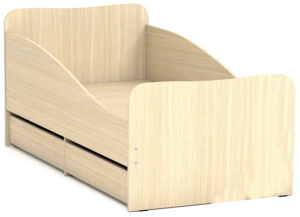 Фото Кровать односпальная детская К-15 (СМ 80х160) комплектуется настилом от производителя Ромис в Гурзуф по цене 11 720 ₽