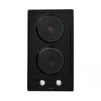 Варочная поверхность электрическая 2-х конф. VENTOLUX HE 302 (300х500хh30) (Корпус Эмаль , Цвет Черный) в Гурзуф от производителя в интернет магазине Планета Комфорта Варочная поверхность электрическая 2-х конф. VENTOLUX HE 302 (300х500хh30) (Корпус Эмаль , Цвет Черный) в Гурзуф от производителя