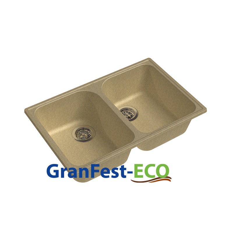 Фото Мойка Granfest eco-15 (ГР 740х480хh200) (шир.ящ.min 720) без сифона от производителя Granfest в Гурзуф по цене 4 750 ₽