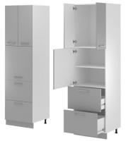 Кухня Монс пенал ПСВ-62 (белый, графит,(Леко)) в Гурзуф от производителя 