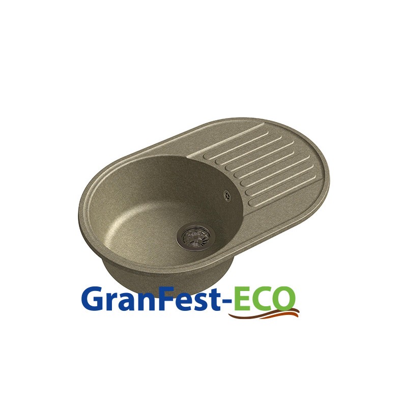Фото Мойка Granfest eco-18 (ГР 740х480хh200) (шир.ящ.min 720) без сифона от производителя Granfest в Гурзуф по цене 4 050 ₽