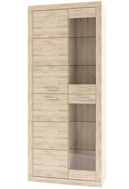 Фото Шкаф-витрина 2V2D Оскар (Oskar) от производителя Анрэкс в Гурзуф по цене 19 000 ₽