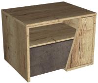 Тумба прикроватная Стреза (дуб галифакс натуральный, дуб галифакс натуральный-бетон чикаго темно-серый (СБК) ) в Гурзуф от производителя 