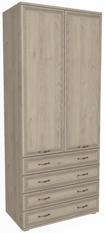 Фото Шкаф Карина ШК-1006 (90) двухдверный от производителя Лером в Гурзуф по цене 41 620 ₽