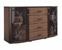 Фото mebel-dlya-gostinits комод комбинированный грация  производитель Мебелони