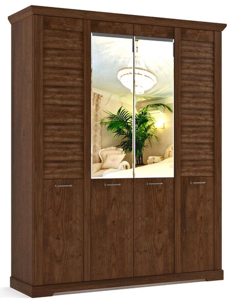 Фото Шкаф Кантри (186) четырехдверный от производителя СБК в Гурзуф по цене 36 180 ₽