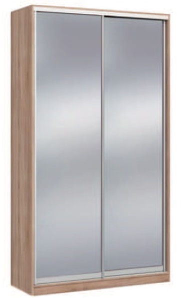 Фото Шкаф-купе Оскар 1.1 (1,2х0,6х2,2 - 2 двери) от производителя Мебель Маркет в Гурзуф по цене 37 850 ₽