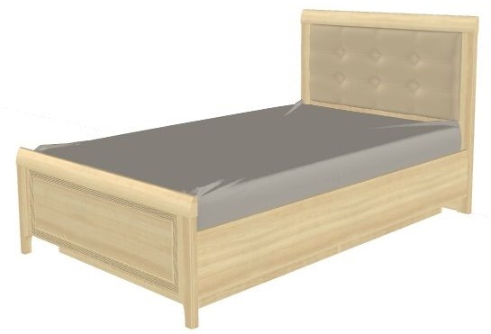 Фото Кровать односпальная Карина КР-1031 (СМ 120х200) с подъемным механизмом от производителя Лером в Гурзуф по цене 40 130 ₽