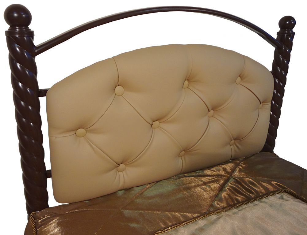 Фото Кровать односпальная Стефани-900 (СМ 90х200) основание металл трубка  от производителя Металл-Конструкция в Гурзуф по цене 13 800 ₽