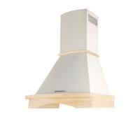 Вытяжка купольная Gretta (C) 60 (600х535хh895(1125)) (Материал Металл/Дерево , Цвет Бежевый/Неокрашено) в Гурзуф от производителя 