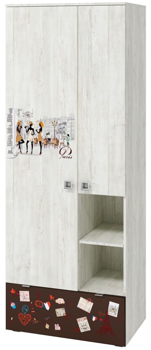 Фото Шкаф Поло (80) двухдверный от производителя Регина в Гурзуф по цене 12&nbsp;960 ₽