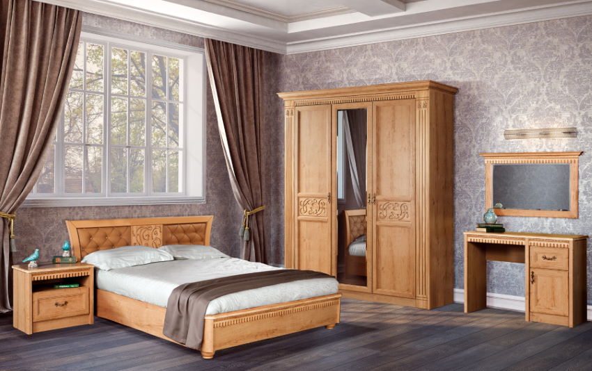 Фото Кровать двуспальная Лючия 199 (СМ 160x200) с подъемным механизмом от производителя Яна в Гурзуф по цене 70 780 ₽