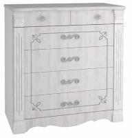 Комод Ольга-1Н  (белый-ясень анкор светлый (Фант-мебель) ) в Гурзуф от производителя 