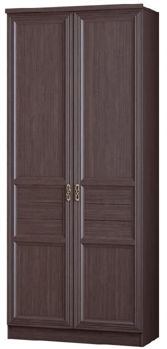 Шкаф Лира 56 (89) двухдверный (дуб нортон темный, дуб нортон темный,(Яна))